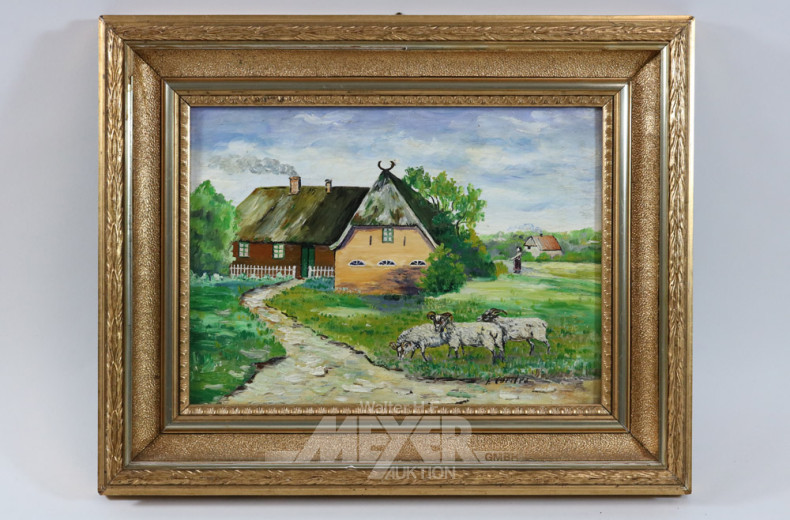 Gemälde, ''Hofansicht'',