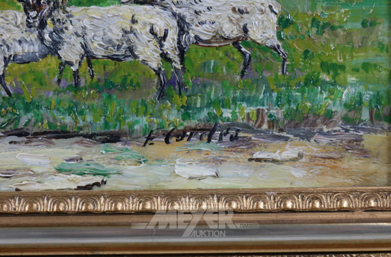 Gemälde, ''Hofansicht'',