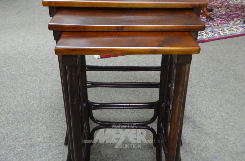 4-Satztisch, Mahagoni