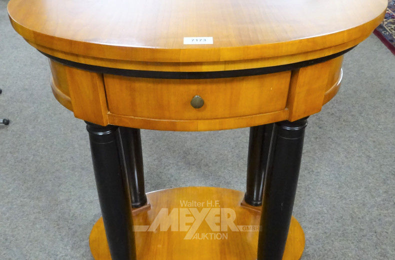 kl. ovaler Biedermeier-Stiltisch