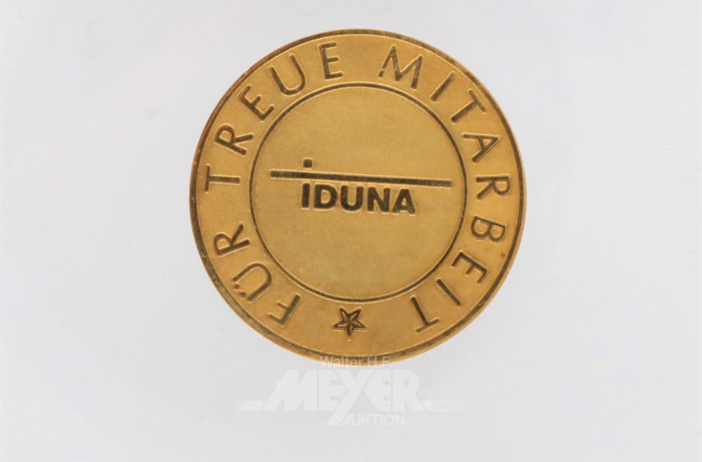 Medaille, 585er GG ''IDUNA''