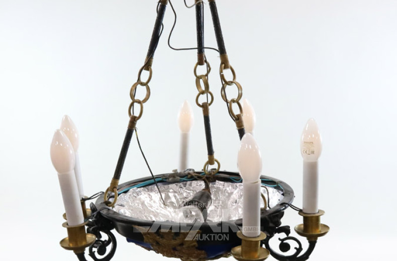schwere Deckenlampe, 6-flammig, nachtr.