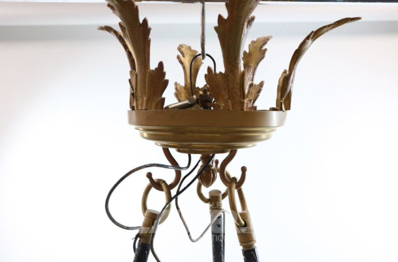 schwere Deckenlampe, 6-flammig, nachtr.