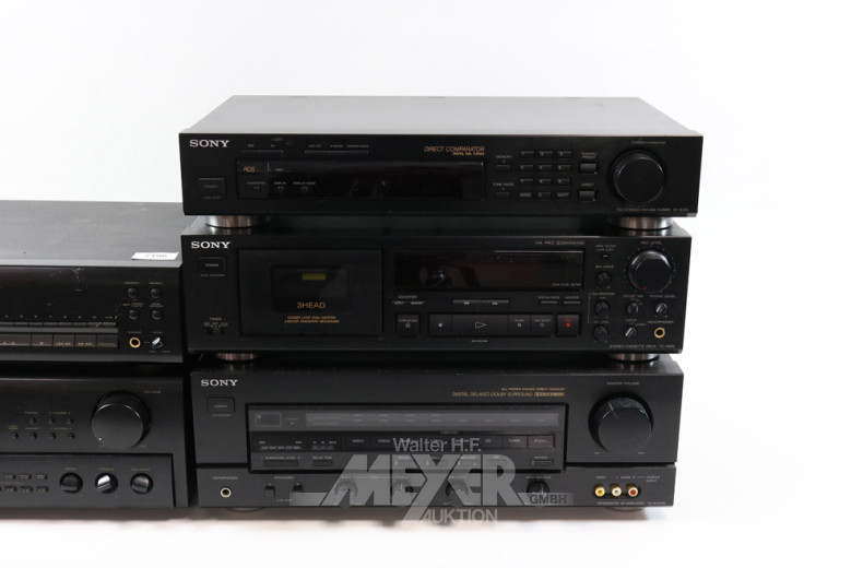 HiFi-Anlage SONY / PIONEER, 5-teilig