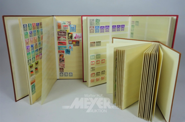 3 Briefmarkenalben