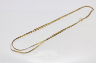 lange Kette, 333er GG, ca. 14 g.,