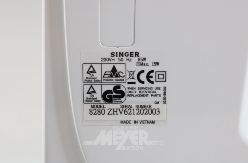 Nähmaschine SINGER Mercury,