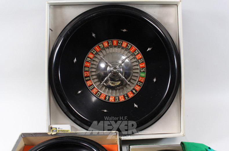 3 Roulette-Spiele (versch. Größen)