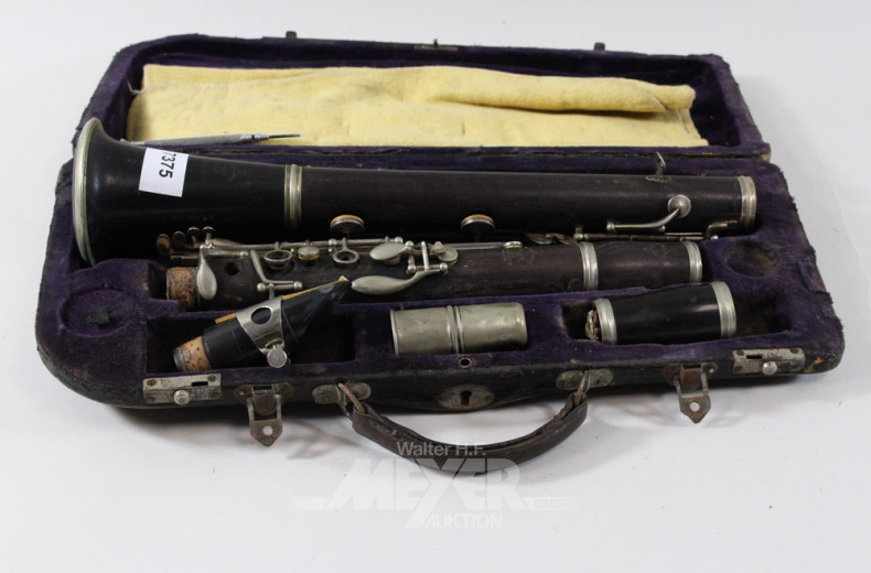 Klarinette HENRI SELMER, Paris,