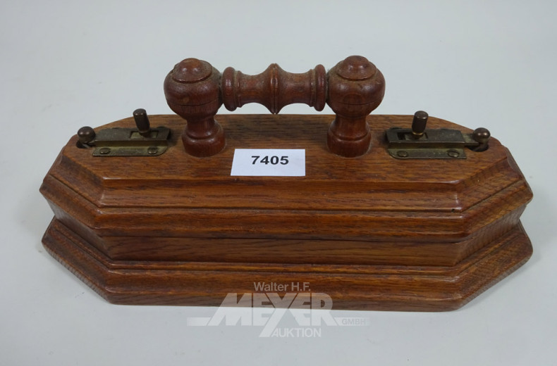 Gewichtsatz im Holzkasten