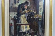 Gemälde ''Der Drechsler''