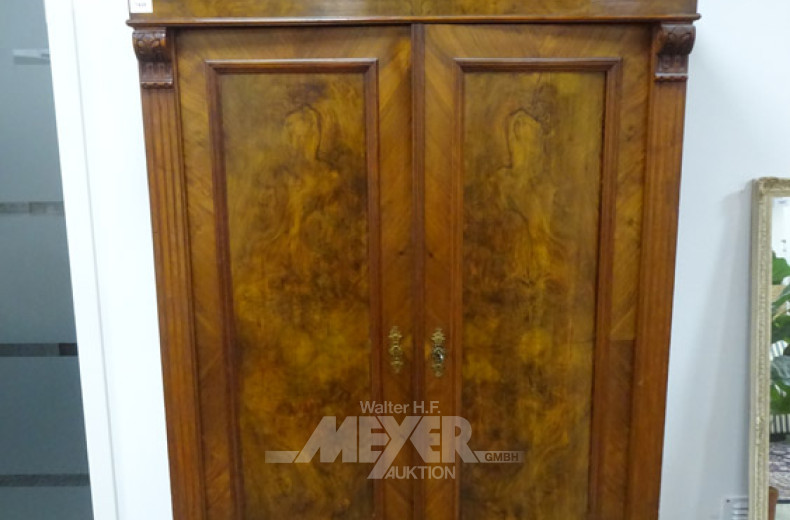 Schrank, 2-türig, Günderzeit, Mahagoni