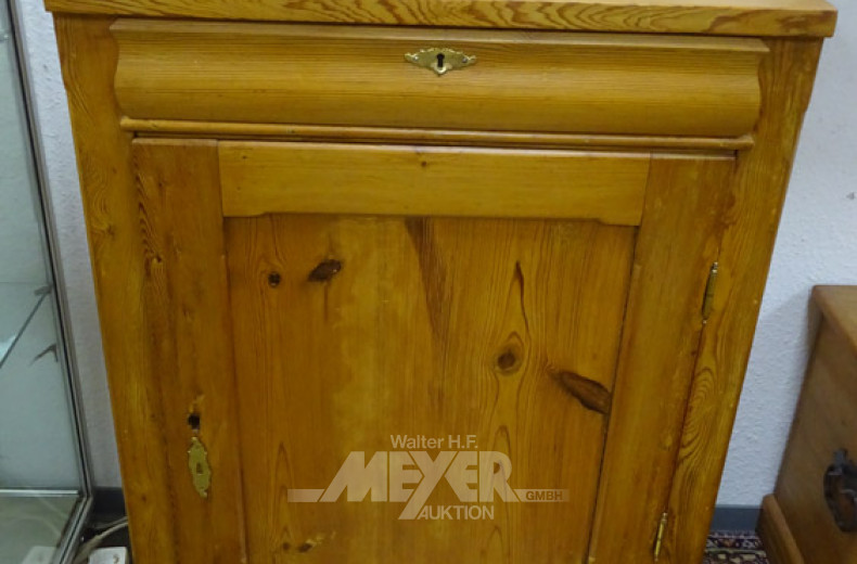 Kommode, Weichholz, 1 Tür, 1 Zug, starke