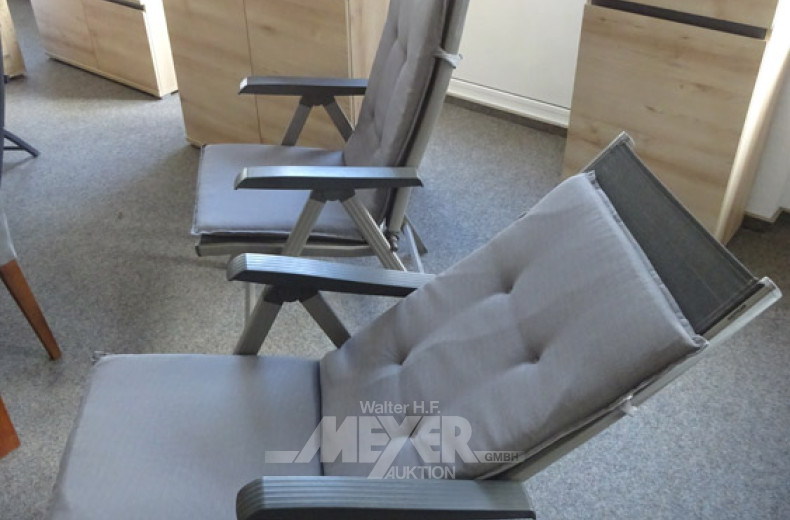 2 Gartenstühle KETTLER, klappbar,