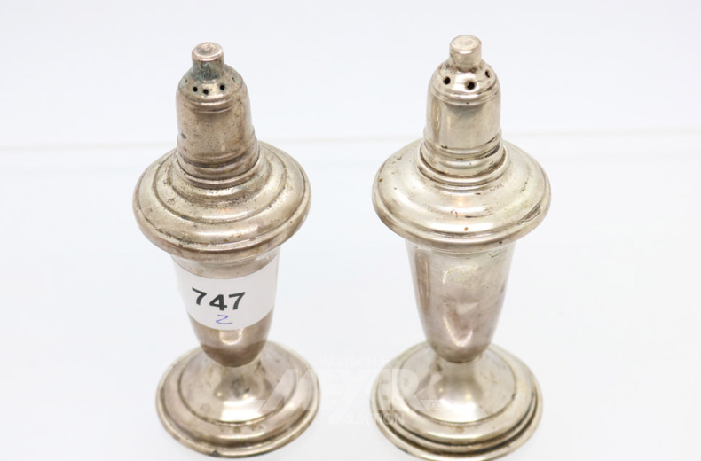 Paar Gewürzstreuer, 900er Silber