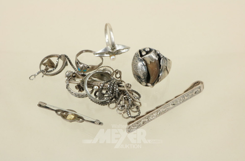 Posten Silberschmuck: