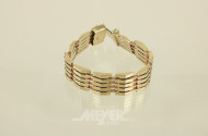 Armband, 585er GG, ca. 38 g.