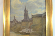 Gemälde ''Dresden, Hofkirche und