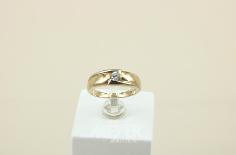 Damenring, 333er GG, Ringgröße: 53