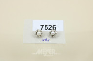 Paar Ohrstecker, 585er WG,