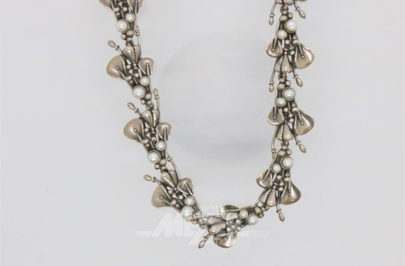 Collier, 925er Silber, ca. 80 g.