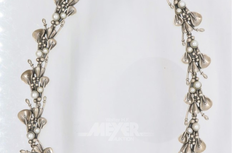 Collier, 925er Silber, ca. 80 g.