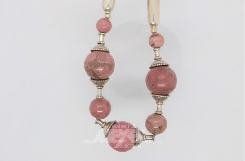 Collier, Silber mit vermt.