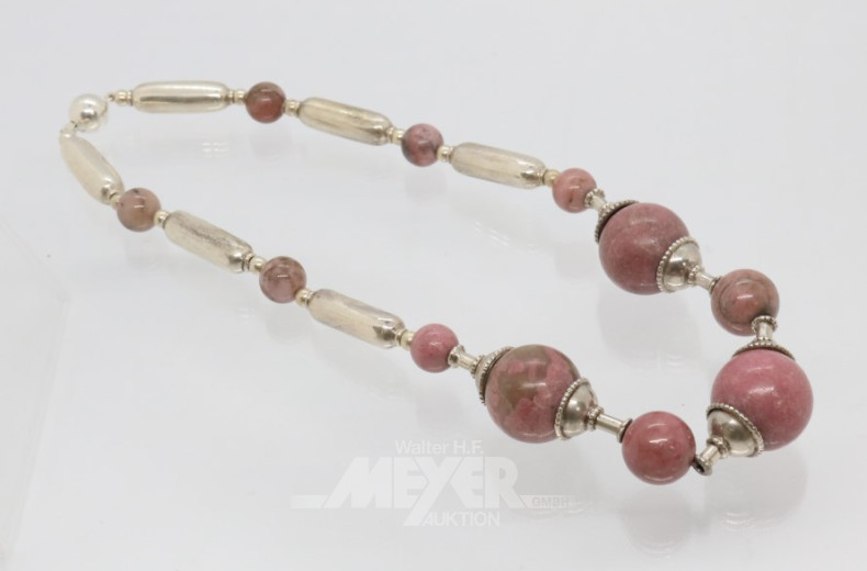 Collier, Silber mit vermt.