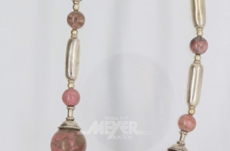 Collier, Silber mit vermt.