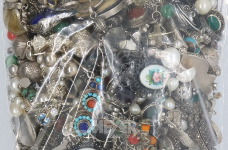 Posten Silber-Schmuck best. aus: