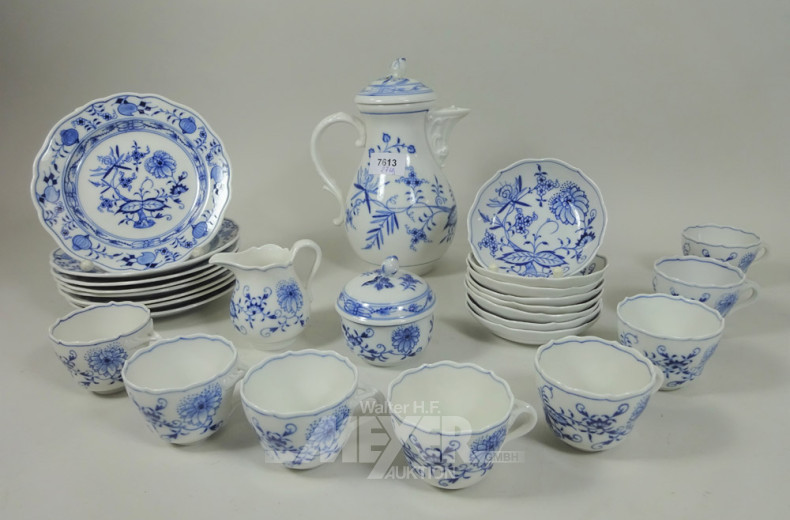 Porzellan Mokkaservice MEISSEN