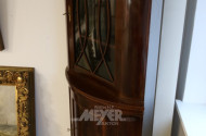 Spät-Biedermeier-Eckschrank, Mahagoni