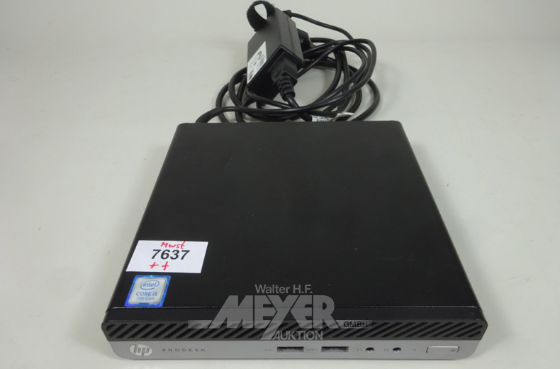 Mini-PC HP, ProDesk 400 G3 Mini