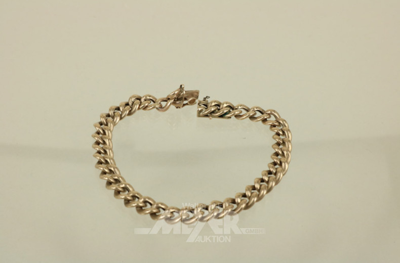 Gliederarmband, 333er GG, ca. 8 g
