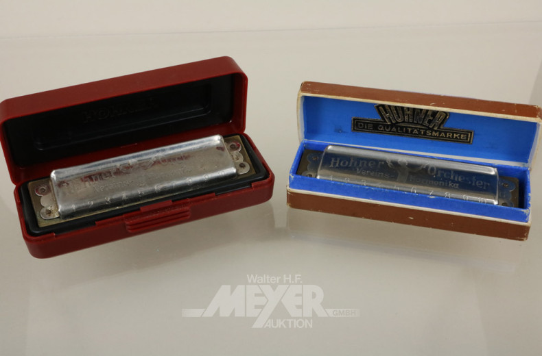 2 Mundharmonika HOHNER