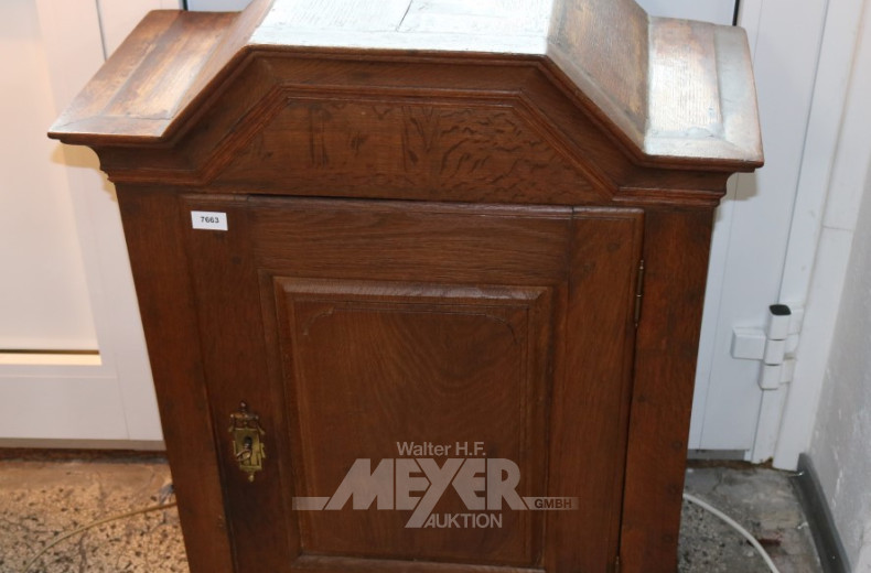 Hängeschrank, Eiche, 1-türig,