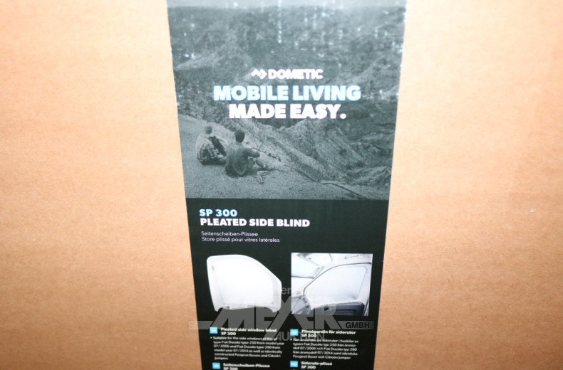 2 PKW-Seitenscheiben-Plissees DOMETIC,