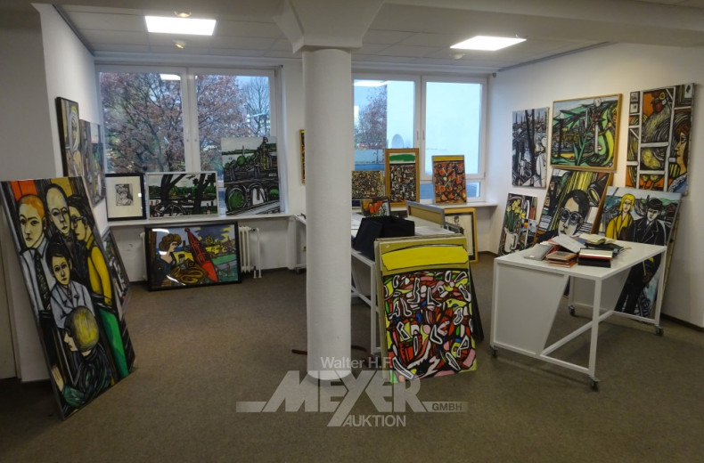 umfangr. künstlerischer Nachlass des