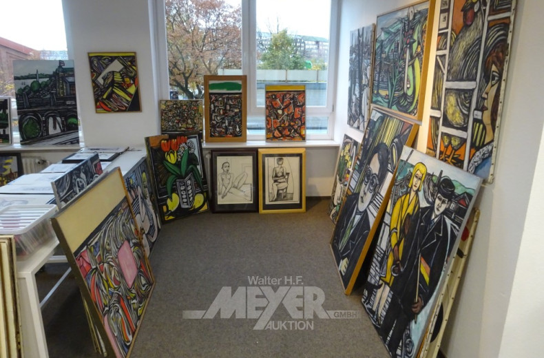 umfangr. künstlerischer Nachlass des