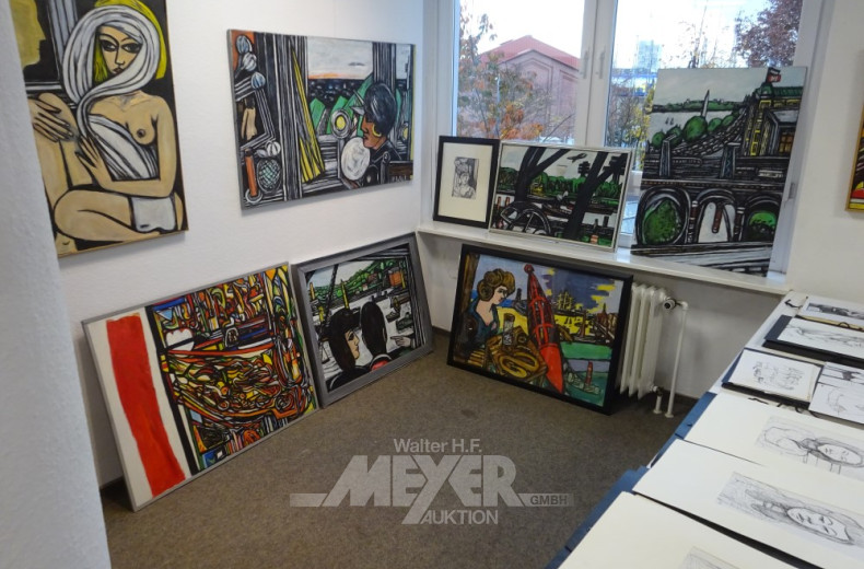 umfangr. künstlerischer Nachlass des