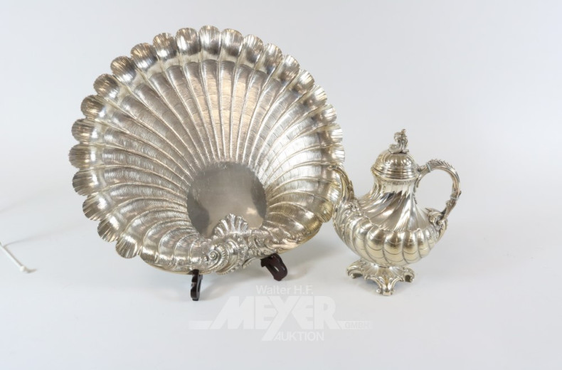 Kaffeekanne, 800er Silber
