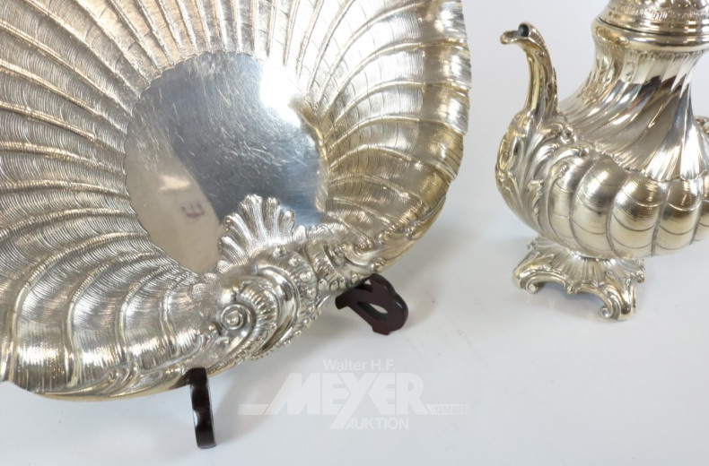 Kaffeekanne, 800er Silber