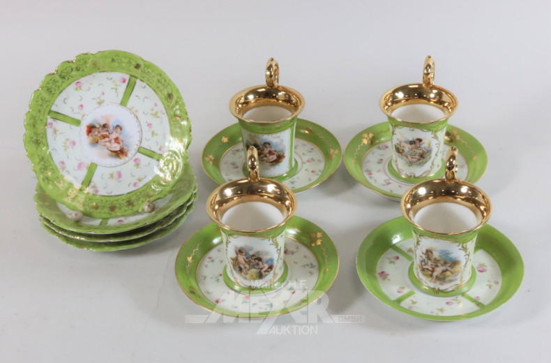 Sammlung Mokkatassen, u.a. DRESDEN,