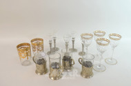14 div. Gläser teilweise m.