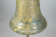 Schiffsglocke, bez.: USA 1932, ca.25cm