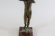 Bronze-Statuette ''männl. Akt''
