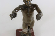 Bronze-Statuette ''männl. Akt''