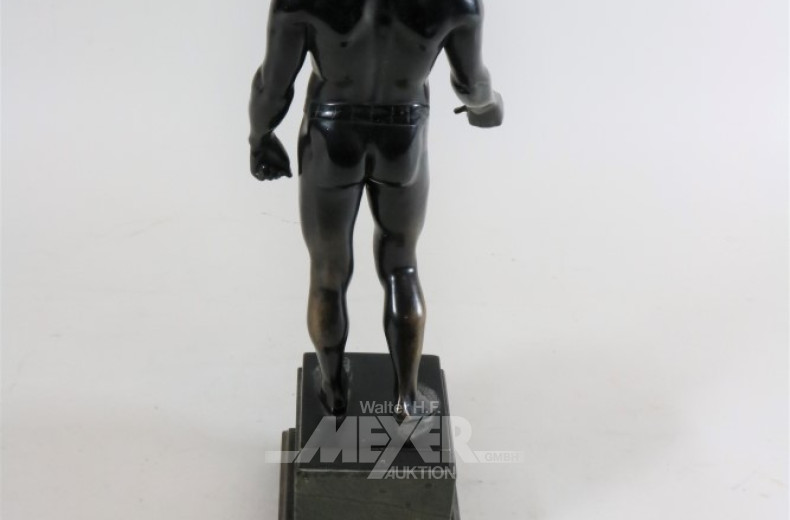 Bronze-Statuette ''männl. Athlet''