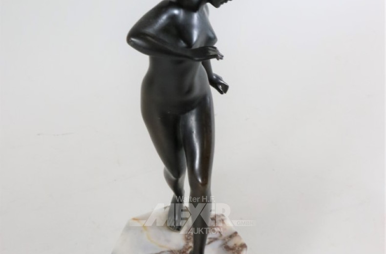 Bronze-Statuette ''weibl. Akt''