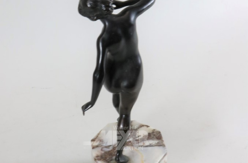 Bronze-Statuette ''weibl. Akt''